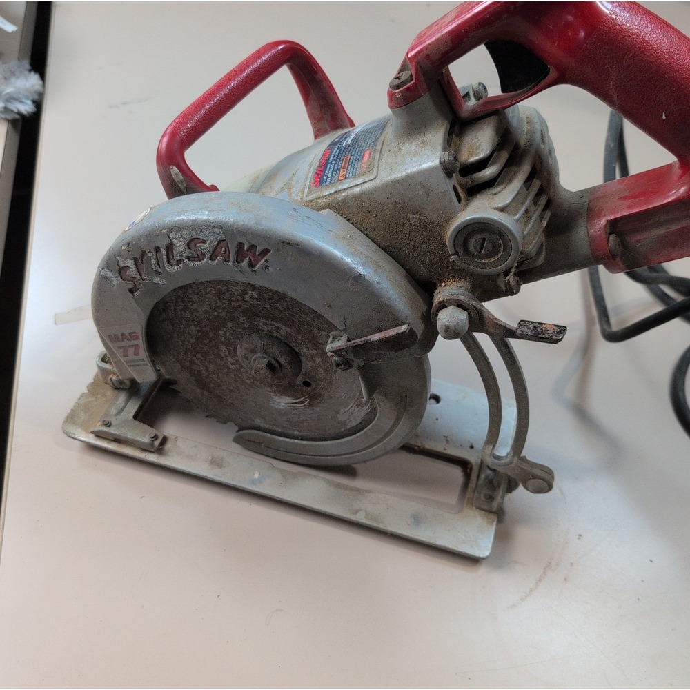 SKILSAW HD77M Type 1 MAG 77 7-1/4" Worm Drive Circular Saw Works